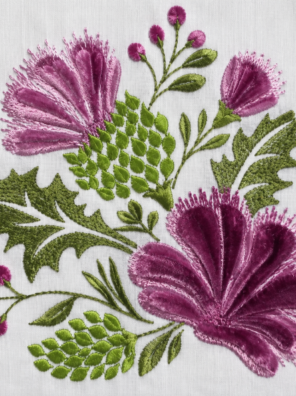 Broderie Velvet (frange)
